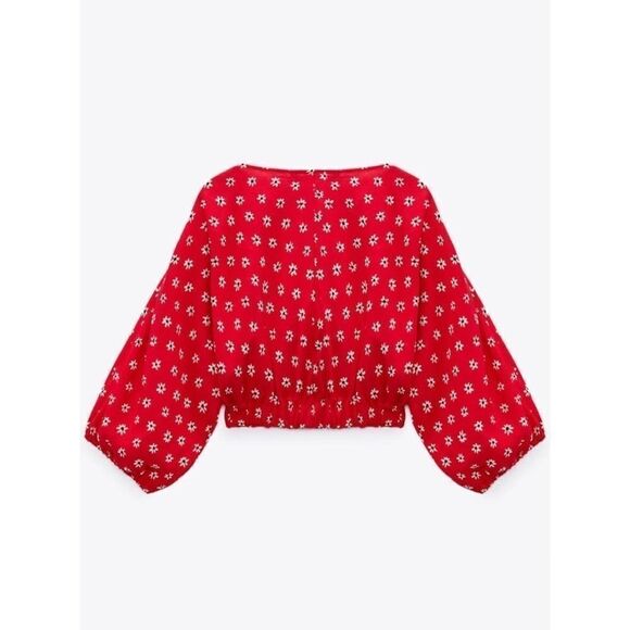 Linen Blend Red Set Zara Skort and Top new - Picture 6 of 15